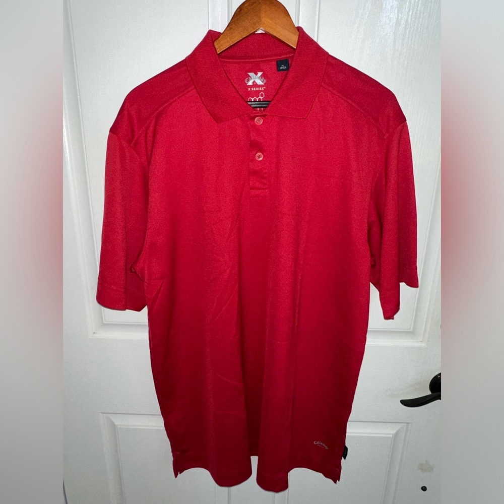 Callaway Golf X Series Red Polo Men’s Size XL Amazing Condition